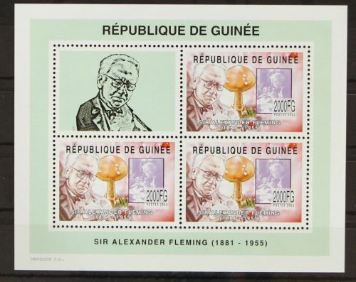 Guinea 3997 postfrisch Kleinbogen I / Pilze #GH269