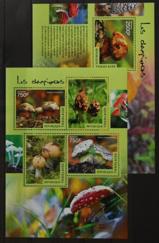 Togo 6101-6104 und Block 1041 postfrisch