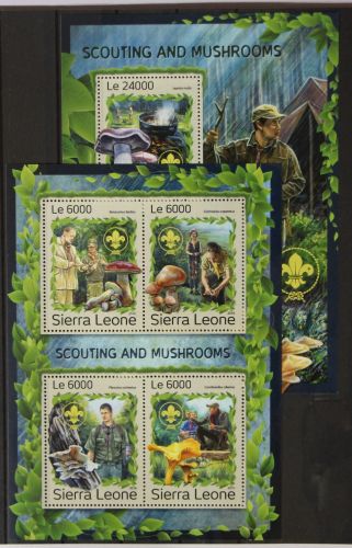Sierra Leone 7913-7916 und Block 1115 postfrisch