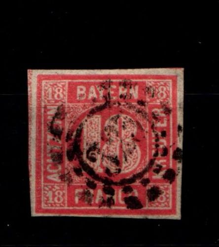 Bayern 13 gestempelt oMr, breitrandig #GT621