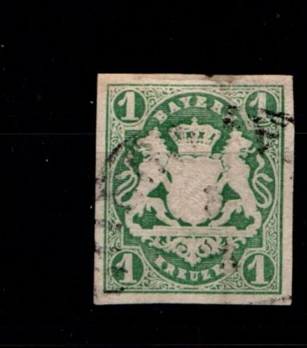 Bayern 14 gestempelt breitrandig #GT624