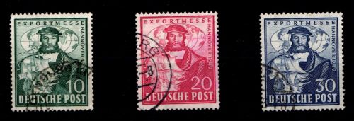 Bizone 103-105 gestempelt