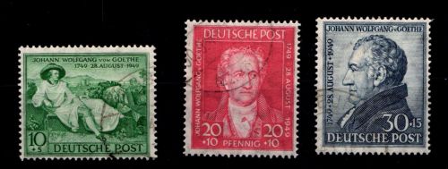 Bizone 108-110 gestempelt