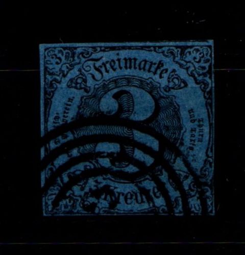 Thurn & Taxis 8 gestempelt