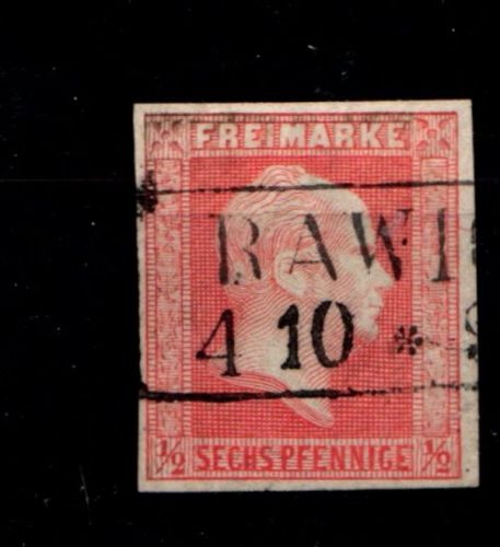 Preußen 13 gestempelt R2, breitrandig Pracht #GT802