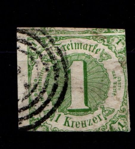 Thurn & Taxis 20 gestempelt