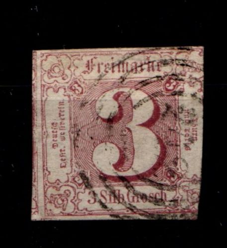 Thurn & Taxis 17 gestempelt
