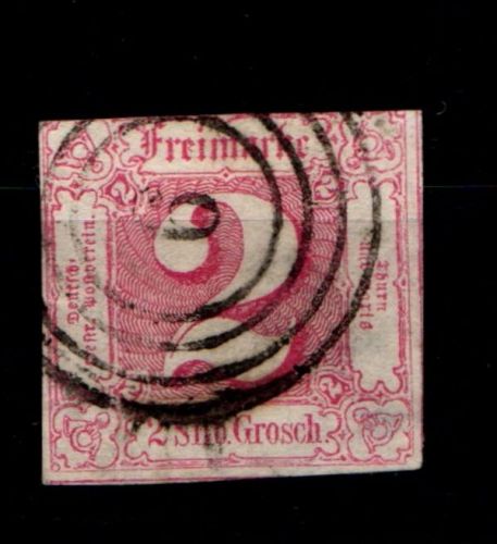 Thurn & Taxis 16 gestempelt