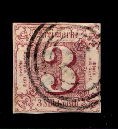Thurn & Taxis 17 gestempelt