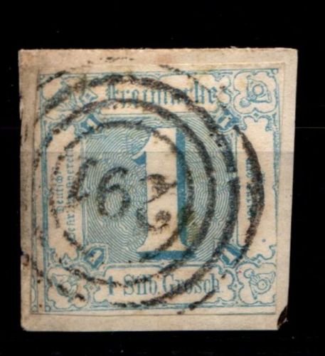 Thurn & Taxis 15 gestempelt