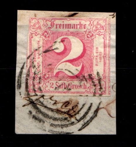 Thurn & Taxis 16 gestempelt
