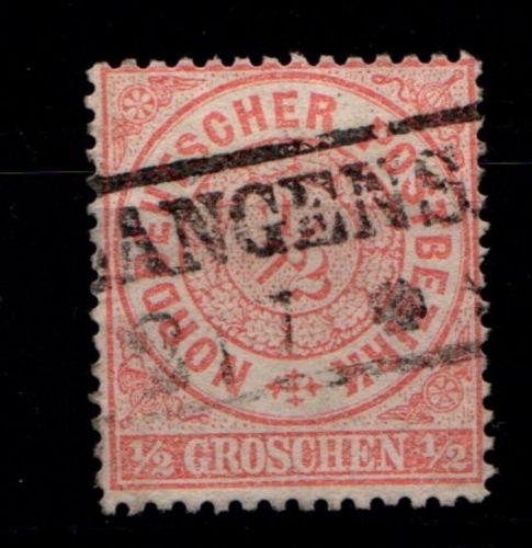 Norddeutscher Bund 15 gestempelt gut gezähnt, schön gestempelt #GU852