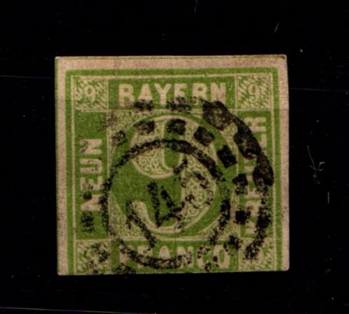 Bayern 5 gestempelt gMr 145, angeschnitten #GU914