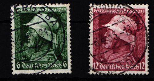 Deutsches Reich 569x-570x gestempelt