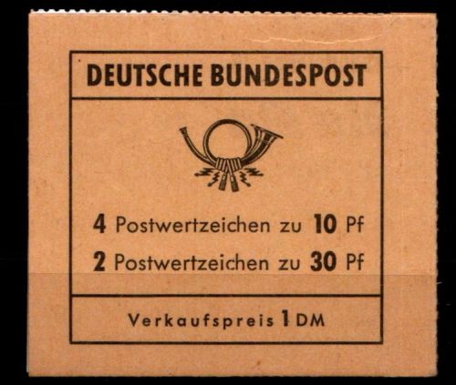 BRD MH 16 b postfrisch H-Blatt talweise löse #GK147
