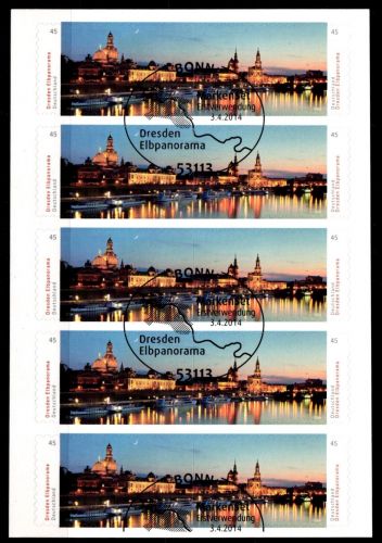 BRD 3073-3074 gestempelt als Folienblatt 38 #GK168