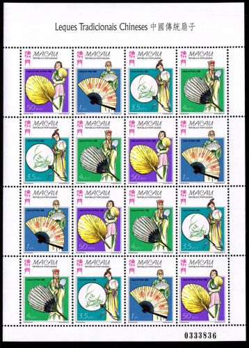 Macau 932-935 postfrisch als Kleinbogen #GK216