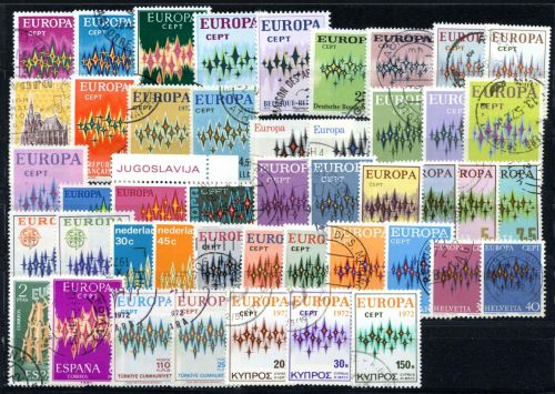 Cept Jahrgang 1972 gestempelt #GU038