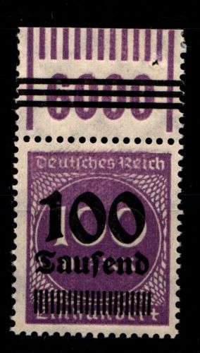 Deutsches Reich 289bW OR postfrisch OPD H München, 1/11/1 #GS861