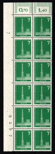 Berlin 142xw DZ + BZN postfrisch