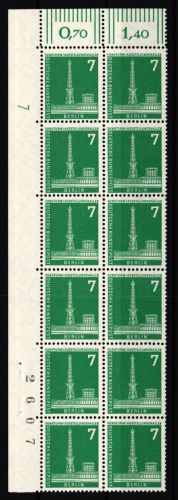 Berlin 142xw DZ + BZN postfrisch