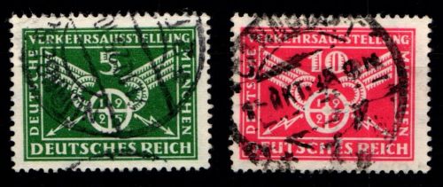 Deutsches Reich 370Y-371Y gestempelt #GM958