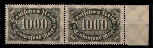 Deutsches Reich 252 postfrisch waagerechtes Paar, f 34 #GX427