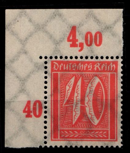 Deutsches Reich 182P OR postfrisch