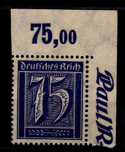 Deutsches Reich 185P OR postfrisch