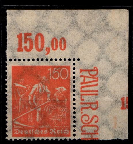 Deutsches Reich 189P OR postfrisch