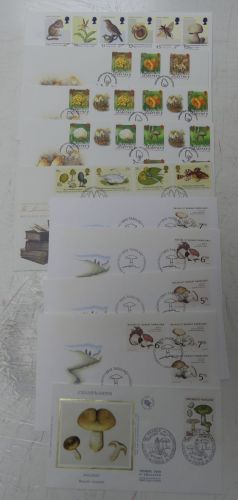 Motiv Pilze 10 Briefe mit Sonderstempel Pilze -siehe Bild- #HC572