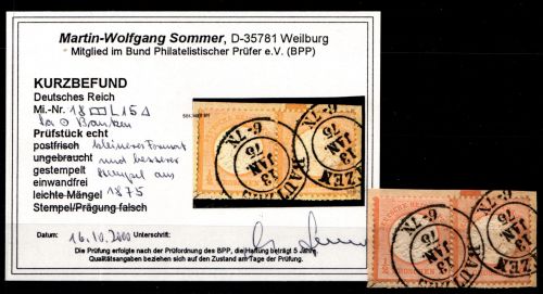 Deutsches Reich 18 gestempelt