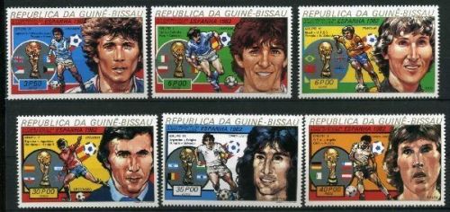 Guinea Bissau 623-628 postfrisch Fußball #GB621