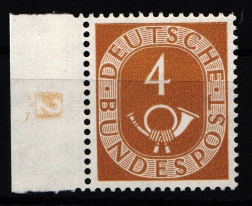 BRD Bund 124 DZ postfrisch mit Druckerzeichen 2 geprüft Schlegel BPP #HB561
