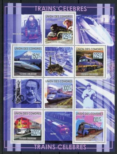Komoren KB mit 2280-2285 postfrisch Eisenbahn #HE897