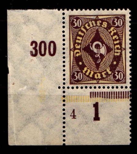 Deutsches Reich 208 postfrisch vom Eckrand #HA660
