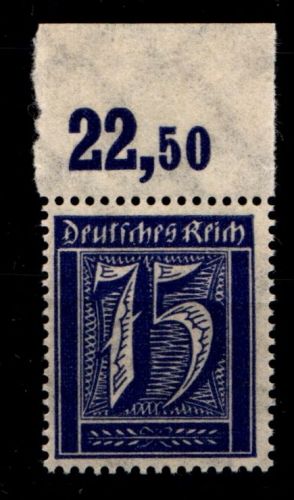Deutsches Reich 185P OR postfrisch #HA370