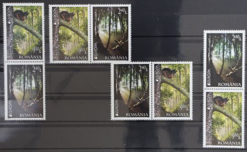 Rumänien 6522 und 6523 postfrisch Zusammendrucke aus Klb. / CEPT #GG589