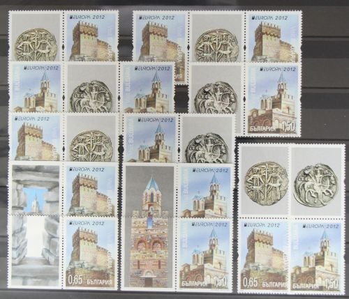 Bulgarien 5032 und 5033 A+C postfrisch Zusammendrucke aus Klb. und MH #GG616