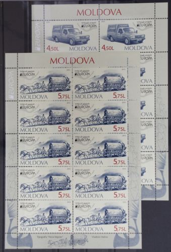 Moldawien 829-830 postfrisch als Kleinbögen, CEPT 2013 #GG621