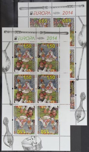 Bulgarien 5153 und 5154 postfrisch Kleinbogensatz / CEPT #GG657