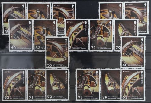 Guernsey 1462-1467 postfrisch Zusammendrucke aus Klb. /CEPT #GG676