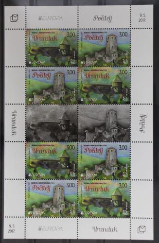 Bosnien Herzegowina 451 und 452 postfrisch Kleinbogen / CEPT #GG725