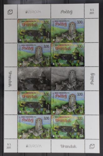 Bosnien Herzegowina 451 und 452 postfrisch Kleinbogen / CEPT #GG726