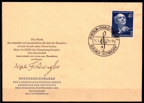 Berlin FDC 128 gestempelt