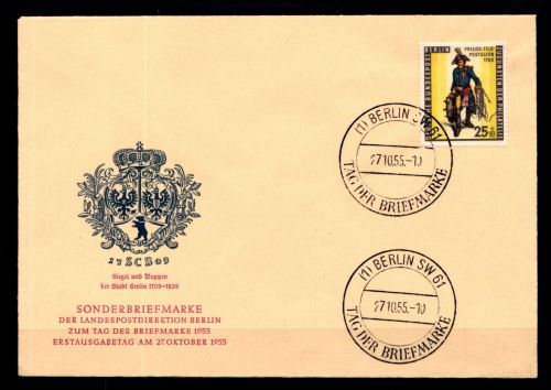 Berlin FDC 131 gestempelt