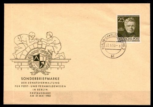 Berlin FDC 98 gestempelt