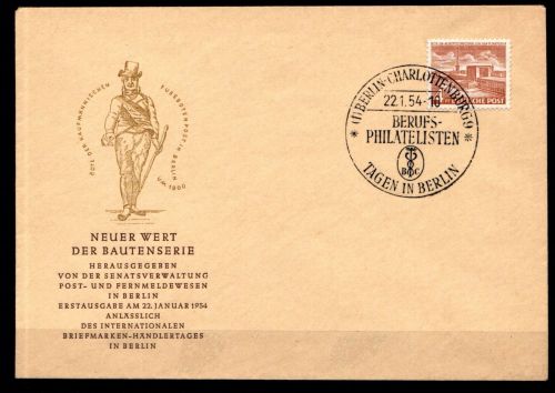 Berlin FDC 112 gestempelt