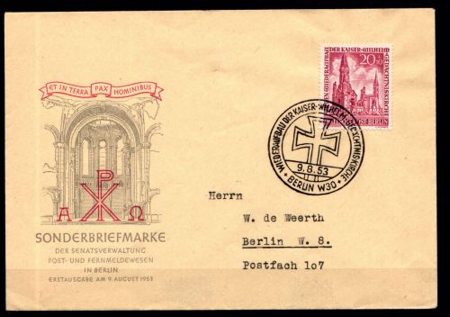Berlin FDC 108 gestempelt #GU307
