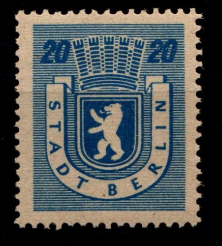 SBZ 6 A waz postfrisch Typenprüfung #HI266